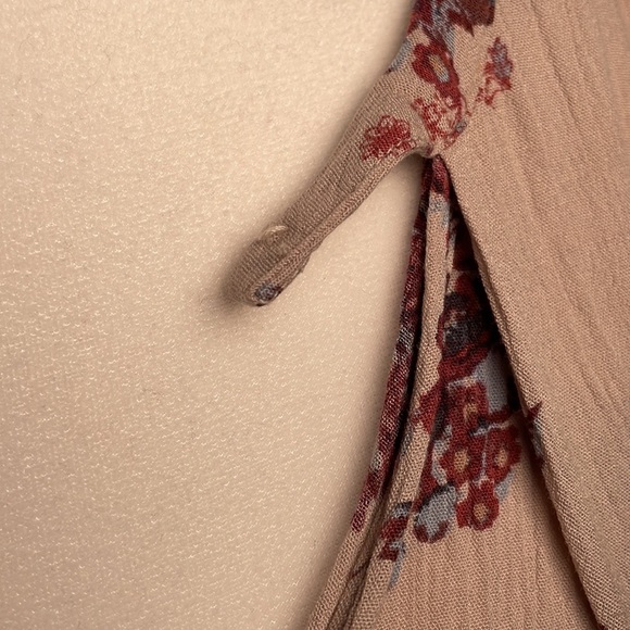 Free People Tree Swing Washed Stone Mini Dress Tunic with pockets - Picture 11 of 13